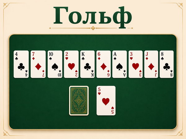 Пасьянс Гольф