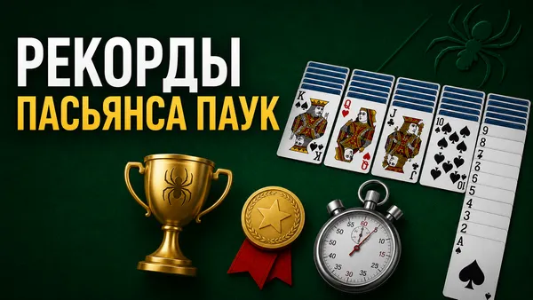 Рекорды пасьянса Паук