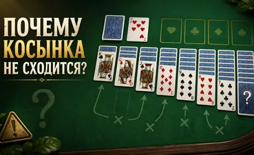 Почему пасьянс Косынка не сходится: ошибки игроков и неразрешимые расклады