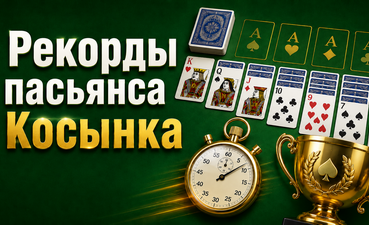 Рекорды пасьянса Косынка