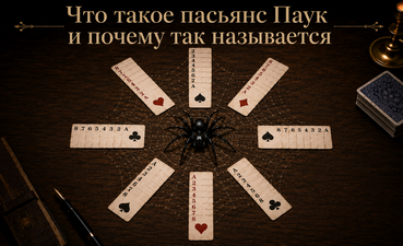 Что такое пасьянс Паук и почему так называется