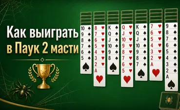 Как выиграть в Паук 2 масти: стратегия и советы